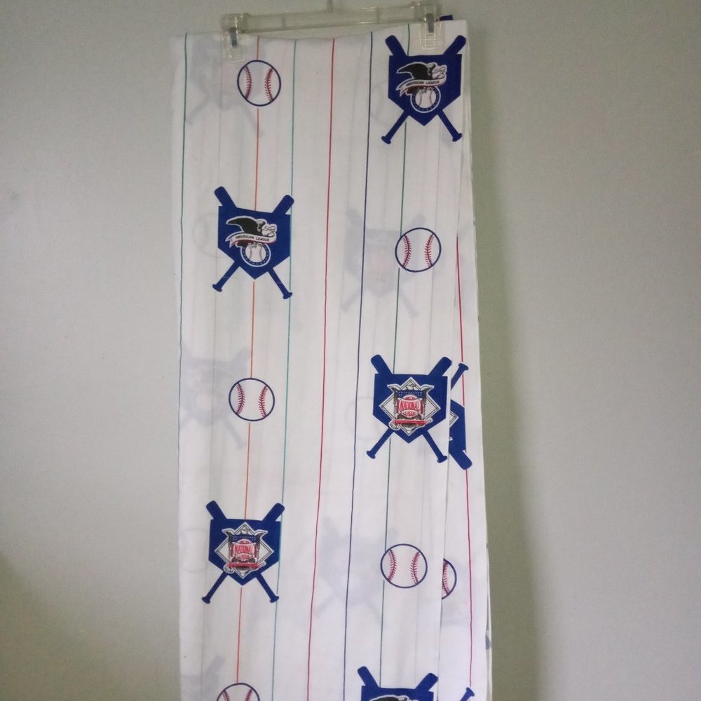 Vintage MLB 1990s Full Size Flat Sheet